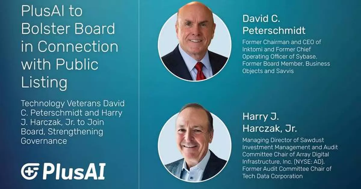 PlusAI to Bolster Board in Connection with Public Listing
