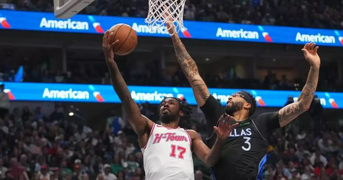 Davis' 26 points and Christie's 24 points lead Mavericks past Rockets 110-104