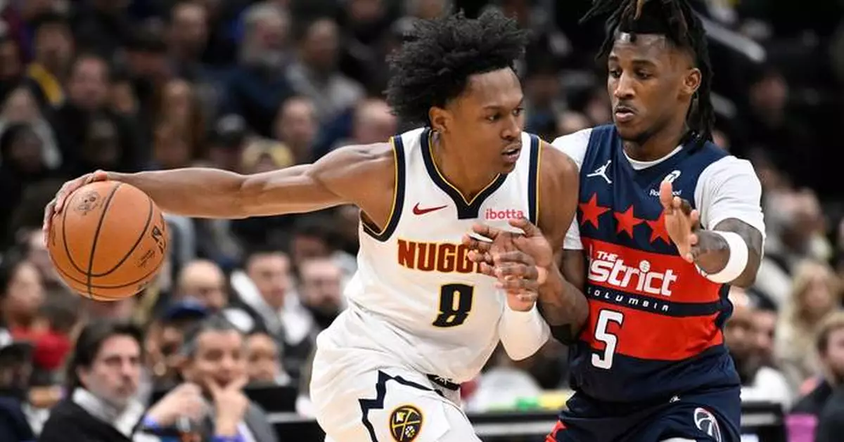 Peyton Watson scores career-high 35 points as short-handed Nuggets outlast Wizards 107-97