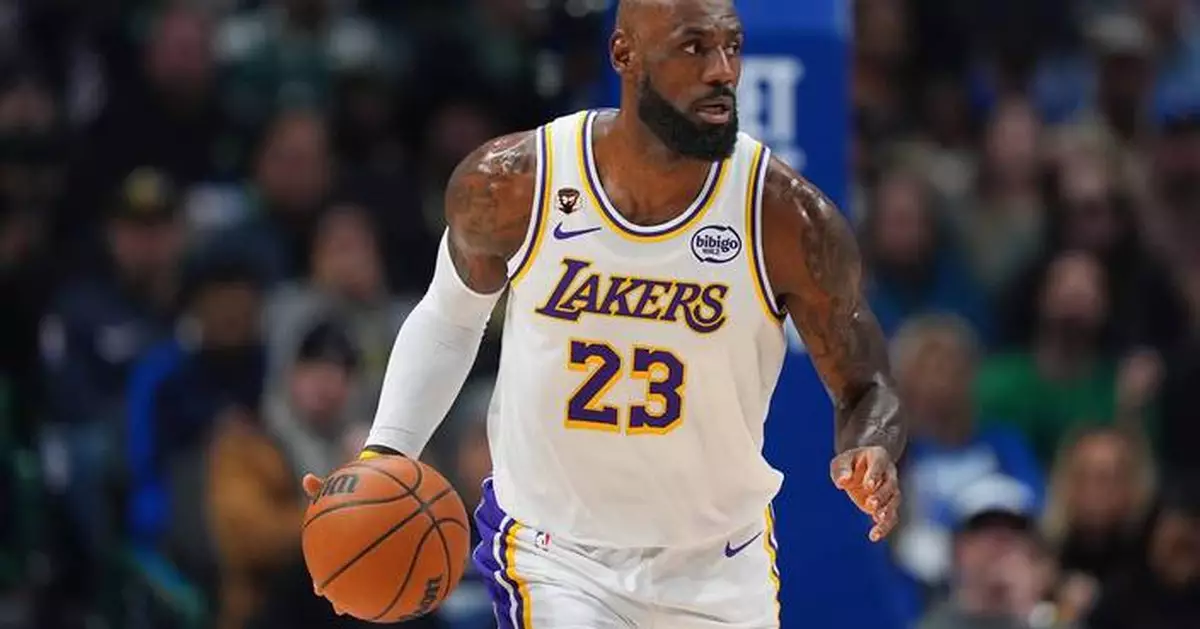 LeBron James wipes away tears during tribute, says he doesn't know if he'll play in Cleveland again