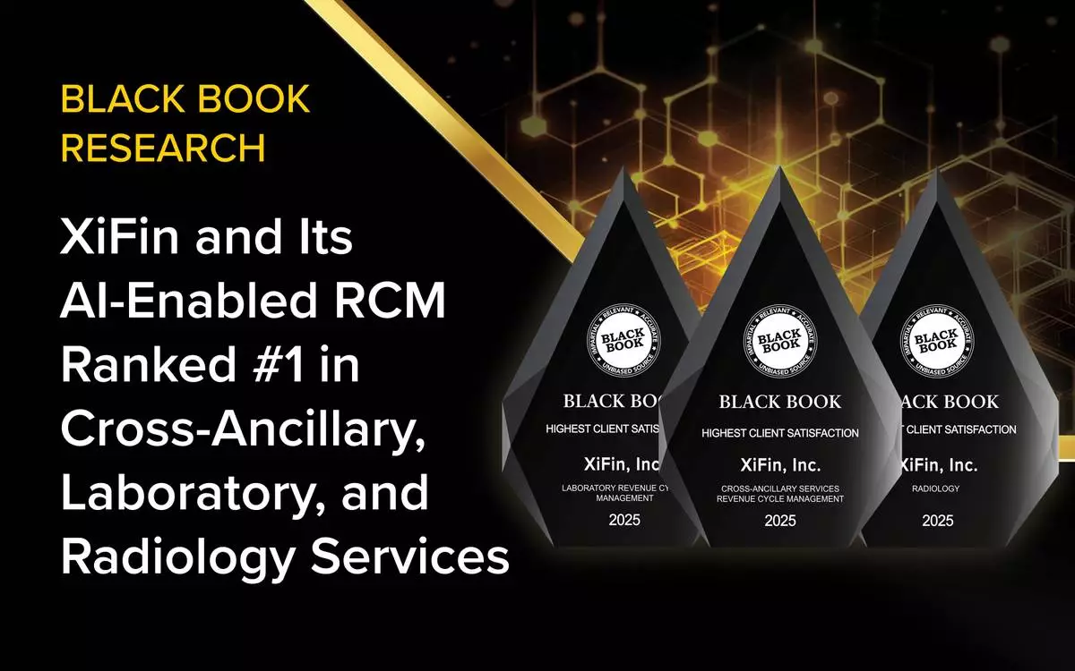 For the seventh consecutive year, XiFin RCM Solutions has earned the top ranking in Diagnostic and Ancillary Services and, for the second year running, is recognized as No. 1 in Radiology.