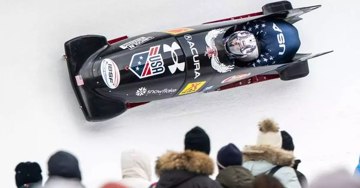 US bobsledder Kris Horn survives solo ride in St. Moritz, after teammates fail to get into sled