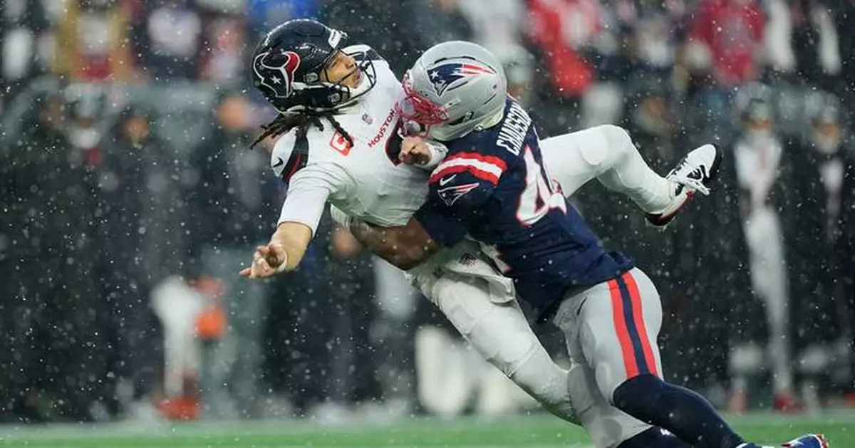 C.J. Stroud's 4 interceptions dig a hole the Texans' defense can't get out of in loss to Patriots