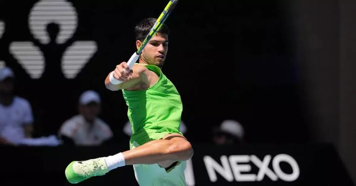 Serving it up, Carlos Alcaraz advances to the Australian Open quarterfinals