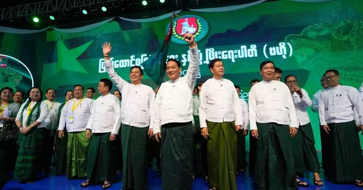 Military-backed party leads in early election results in Myanmar