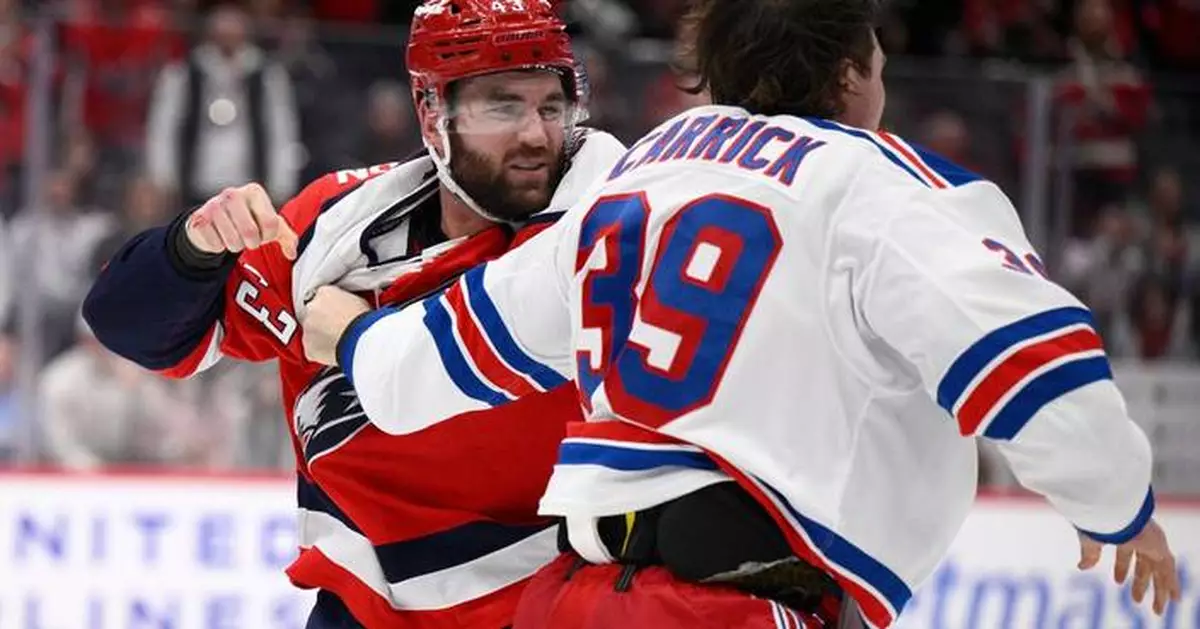 Tom Wilson has Gordie Howe hat trick in Capitals' 6-3 win against Rangers
