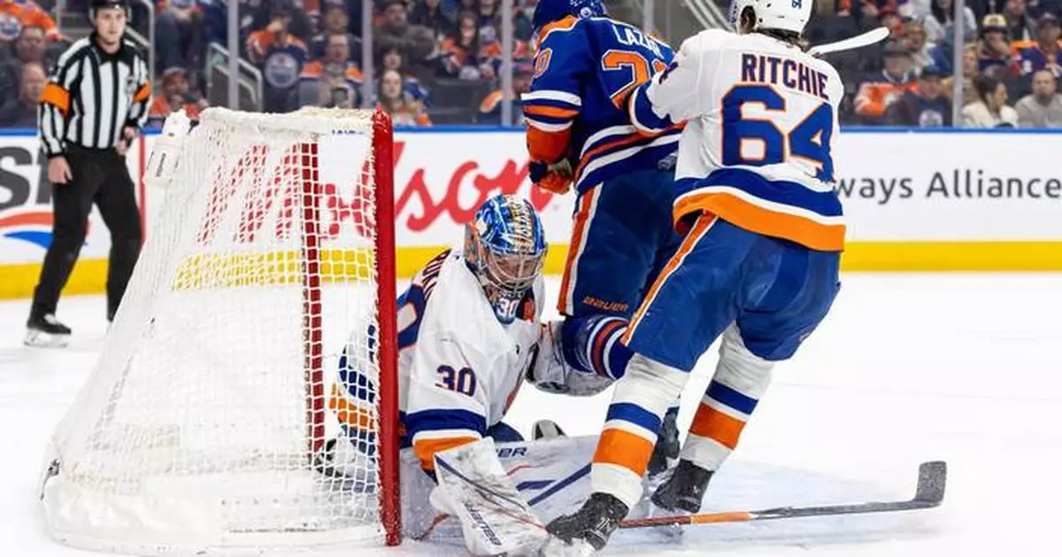 Sorokin's NHL-leading fifth shutout and Duclair's late goal lift Islanders over Oilers 1-0