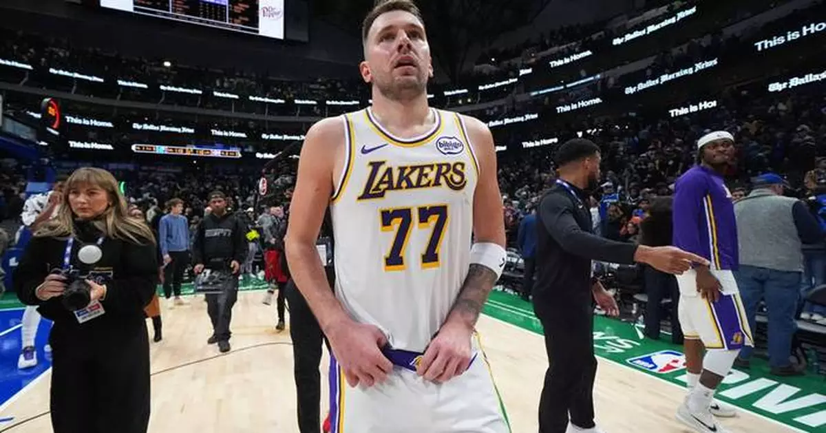 Luka Doncic's emotions ease in 2nd Dallas visit as Lakers star beats his former team again