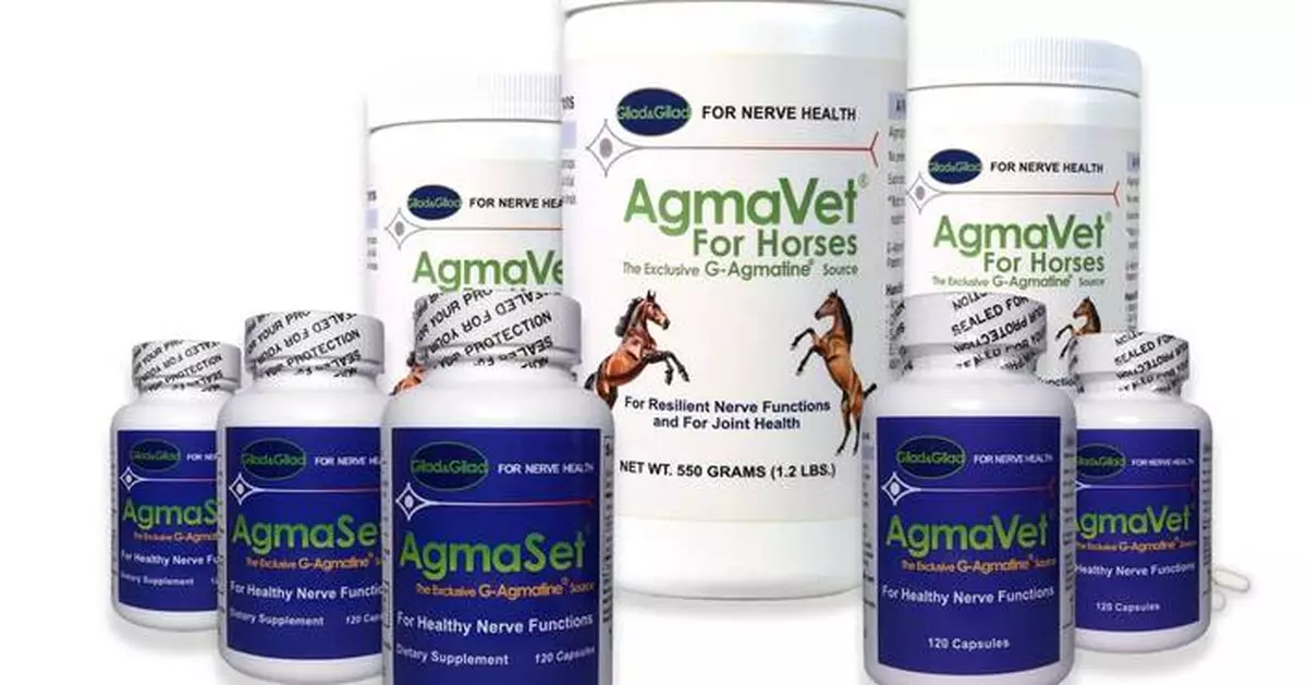 Gilad&amp;Gilad Launches AgmaVet® For Horses for Promoting Resilient Nerve Functions and Joints Mobility