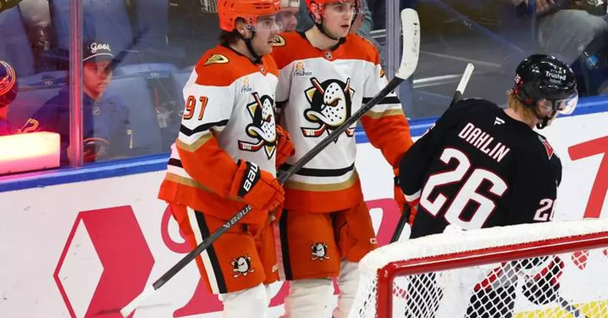 Ducks' Leo Carlsson out 3-5 weeks with thigh injury, threatening his OIympic availability for Sweden