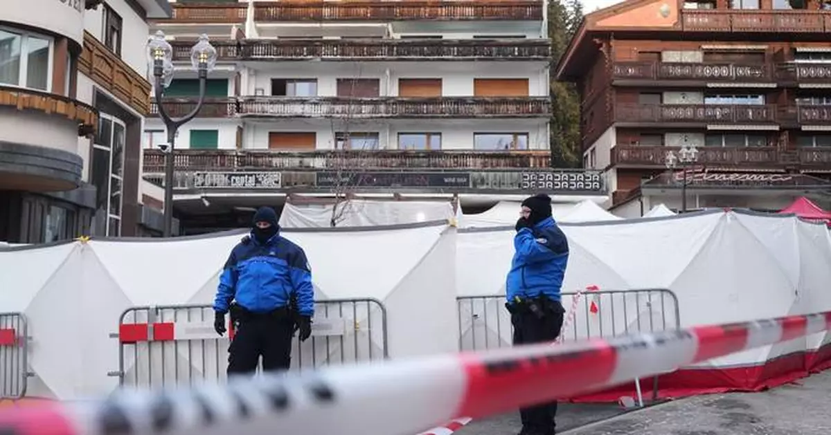 Investigation continues into the New Year's Eve bar fire in Switzerland, in photos