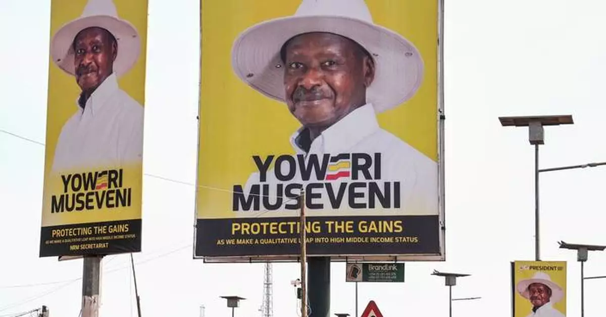 Uganda's president says strong election victory over his youthful challenger a taste of his strength