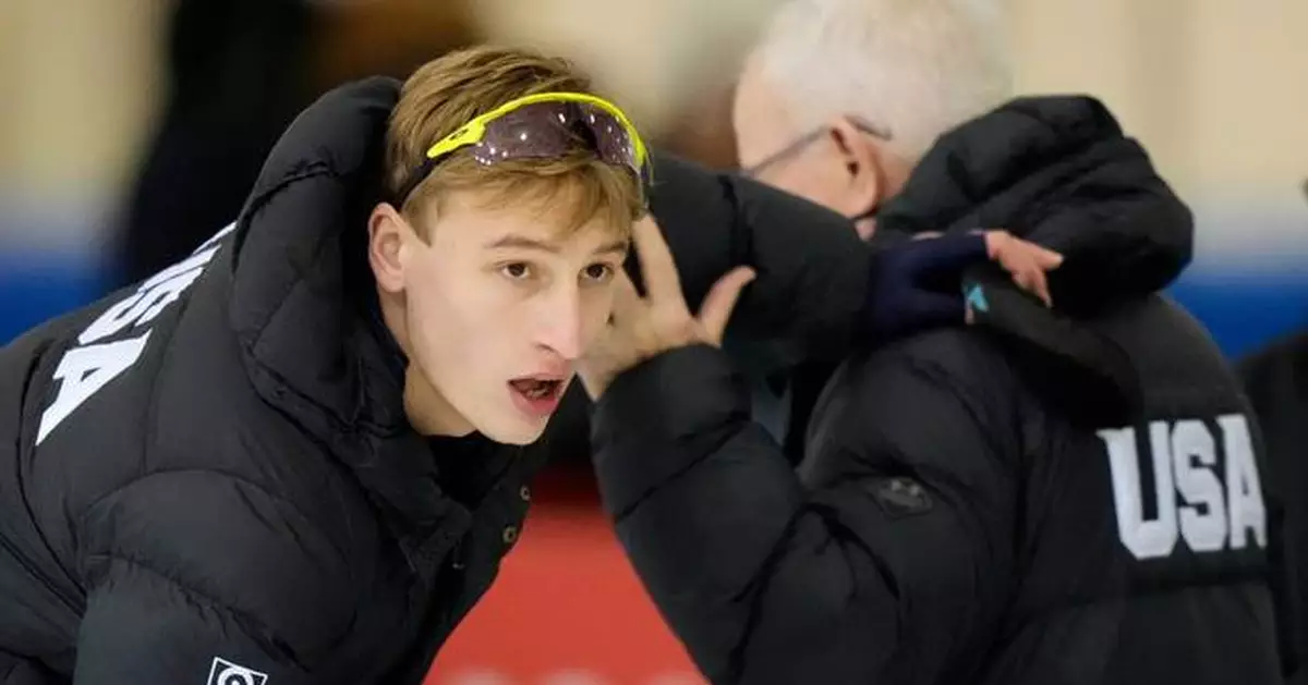 Jordan Stolz focused on the Olympics at US speedskating trials. Everyone will focus on him in Milan