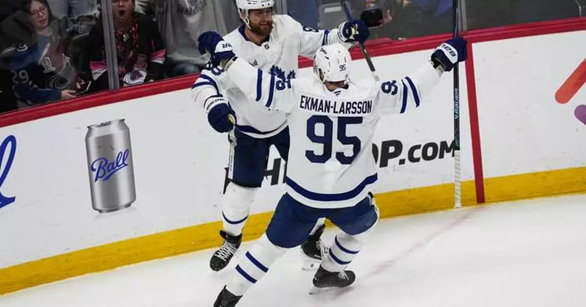 William Nylander's OT goal gives Leafs 4-3 victory, snaps Avalanche's 17-game home win streak