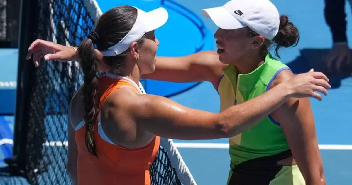 Madison Keys beaten by podcast partner Jessica Pegula one minute, and cheering for her the next