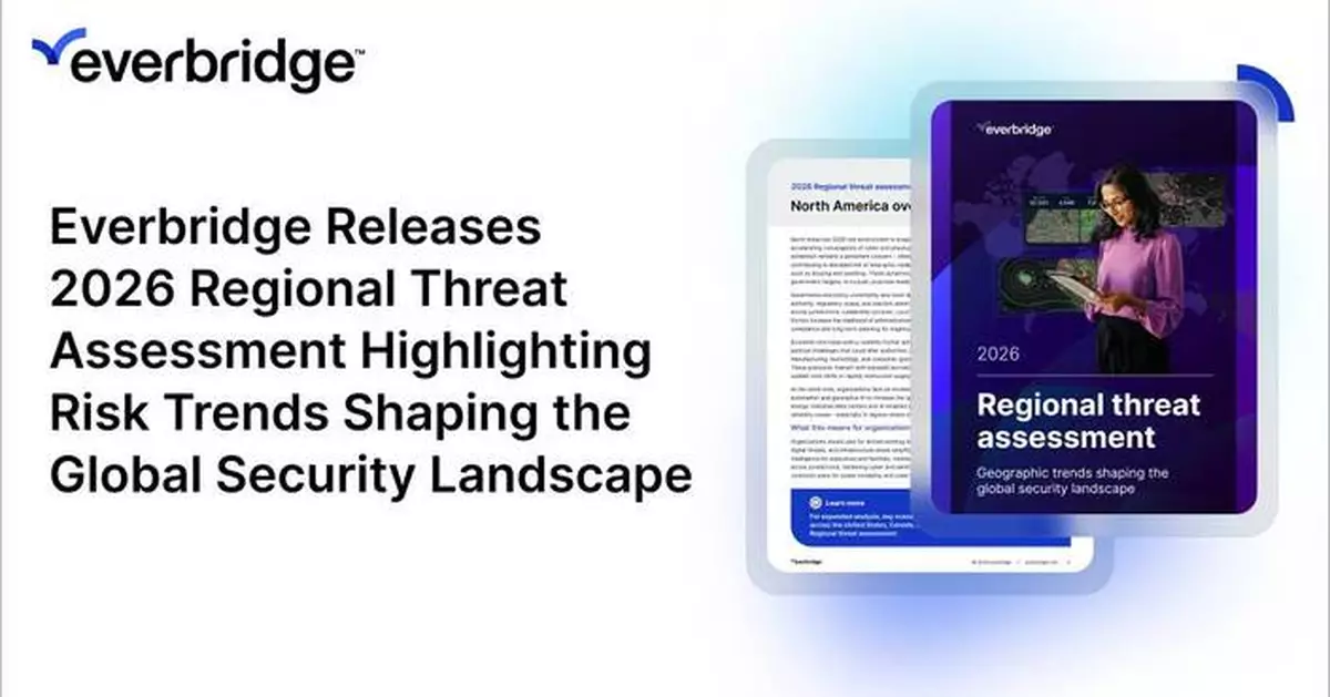 Everbridge Releases 2026 Regional Threat Assessment Highlighting Risk Trends Shaping the Global Security Landscape