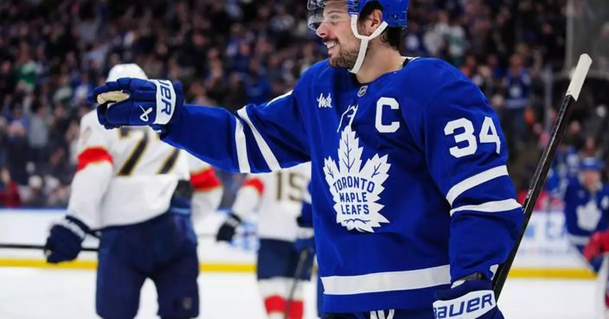 Leafs, Matthews pounce on Panthers for 4-1 win