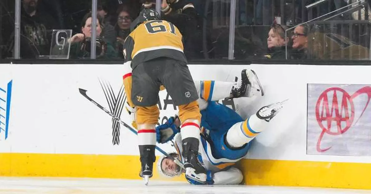 Blues' Philip Broberg signs 6-year, $48M extension and then is injured vs. Golden Knights