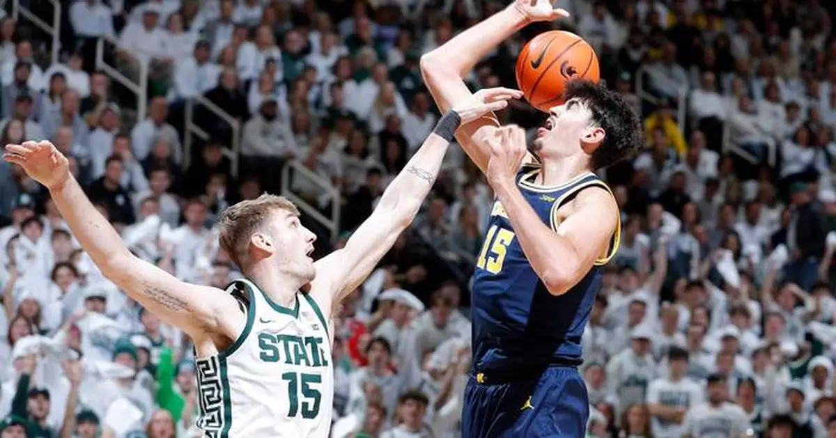 No. 3 Michigan beats No. 7 Michigan State 83-71, takes sole possession of 1st place in Big Ten