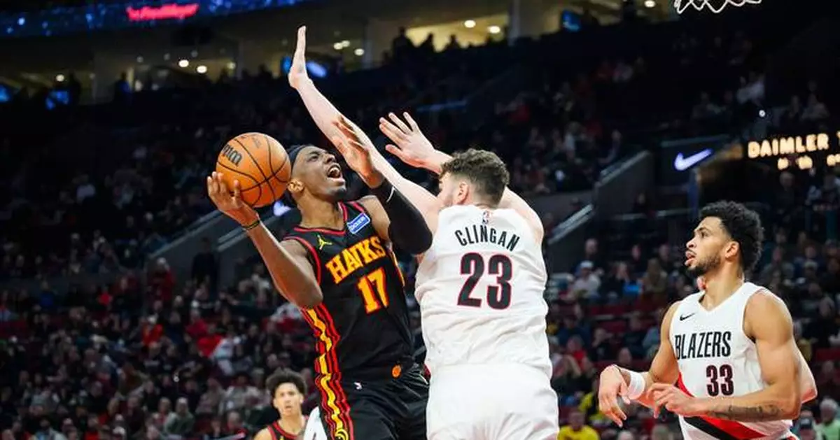 Trail Blazers overcame Avdija's absence to beat the Hawks 117-101