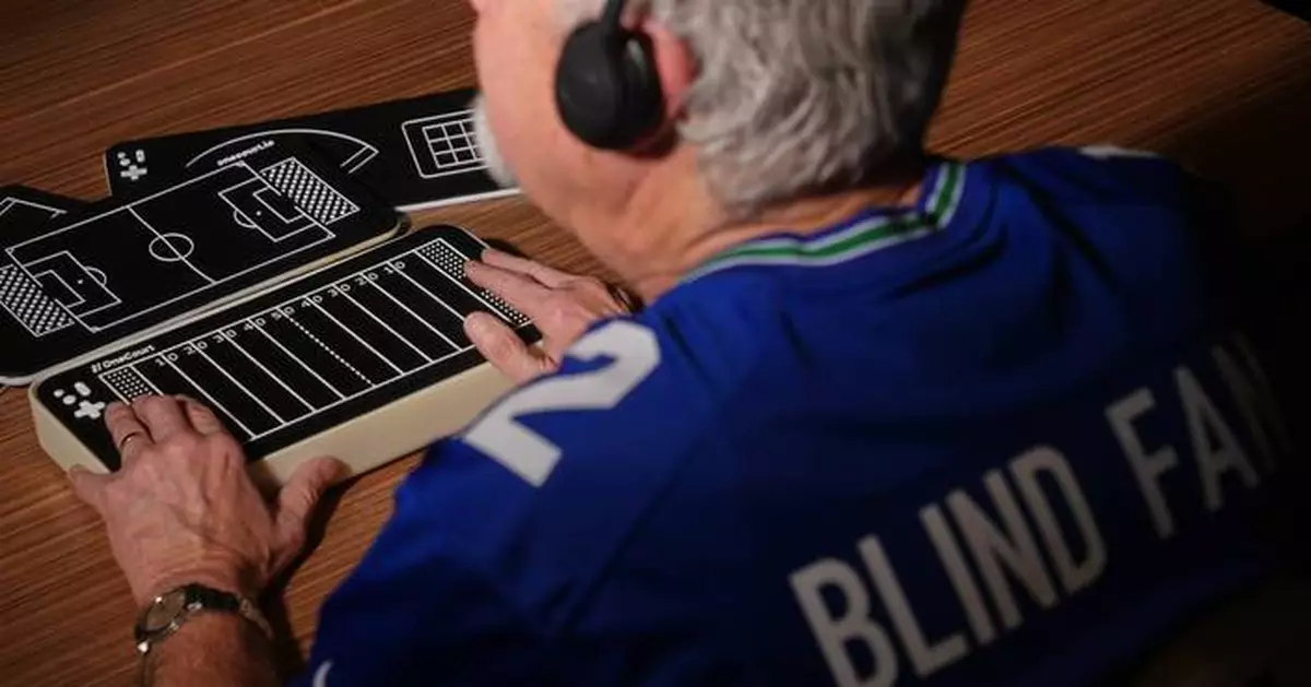 Some blind fans to experience Super Bowl with tactile device that tracks ball