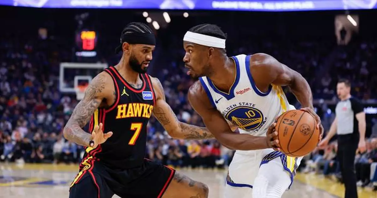 Alexander-Walker's 24 points lead 6 Hawks in double figures as Atlanta beats Warriors 124-111