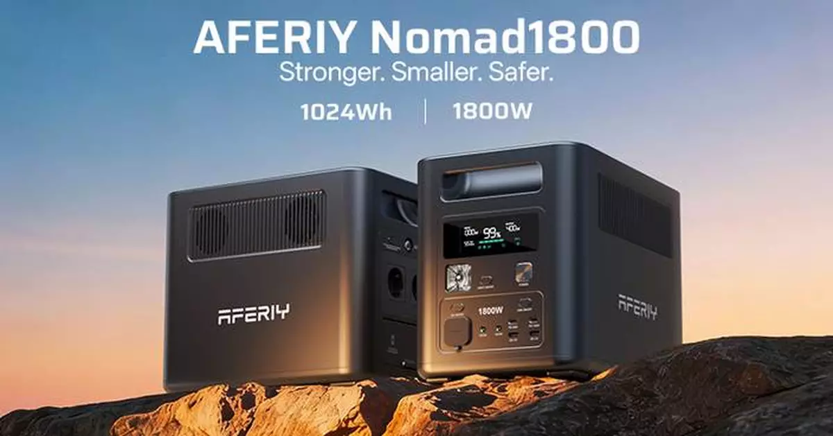 AFERIY Unveils Next-Generation Portable Power Station Nomad1800 at CES