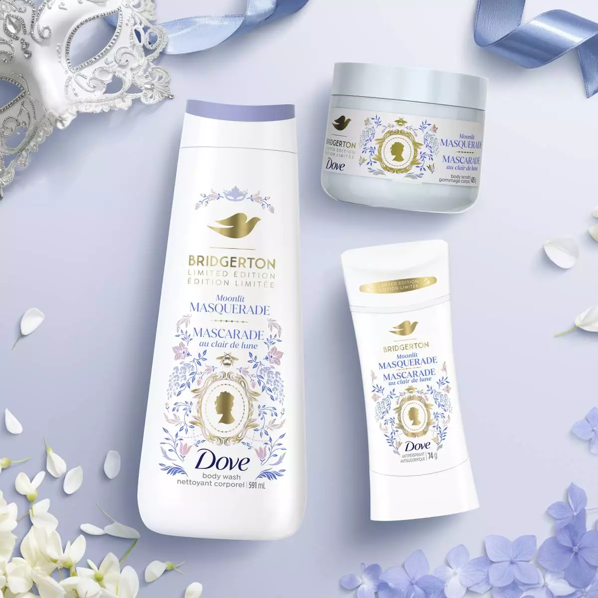 Dove x Bridgerton Limited-Edition Collection: Moonlit Masquerade