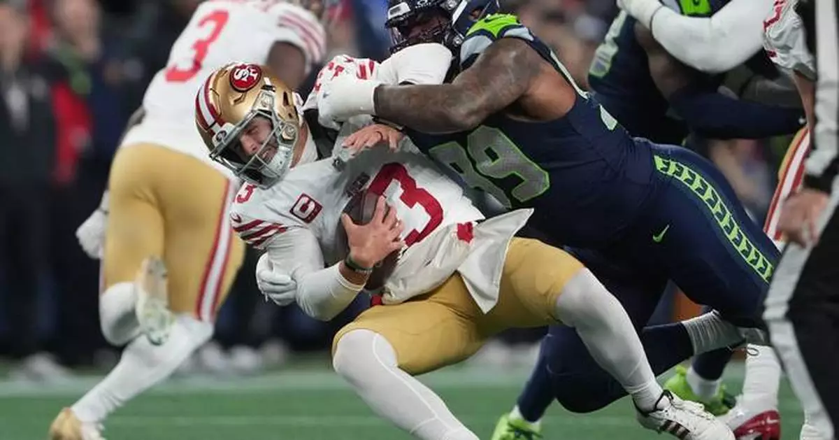 49ers’ injury-plagued season ends with a dud in lopsided loss to Seahawks