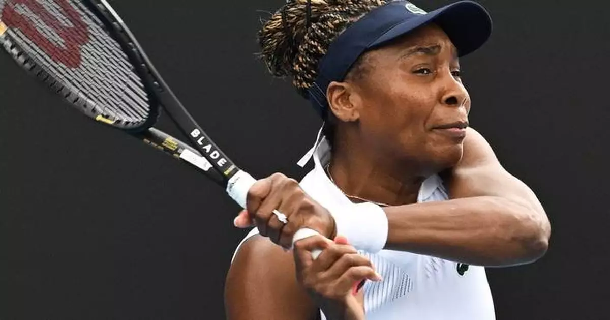 Venus Williams loses in 1st round of Australian Open tuneup event in Hobart