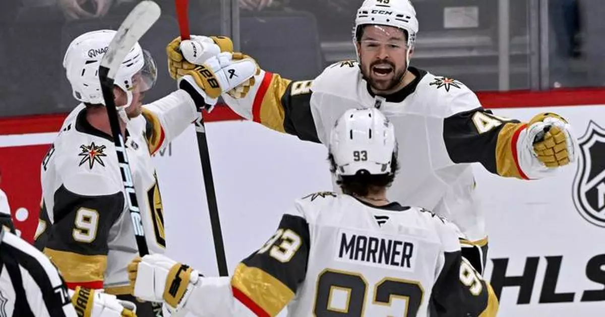 Tomas Hertl scores in OT as Golden Knights win 4-3, hand Jets their 10th straight loss