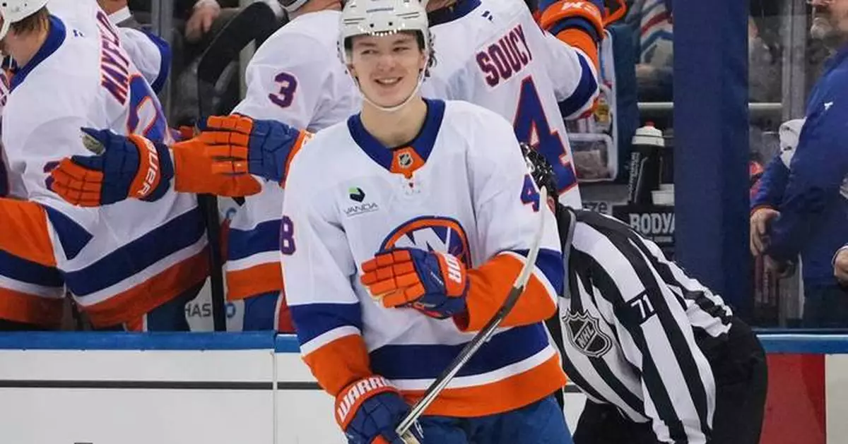 Islanders' Matthew Schaefer passes Bobby Orr for the 2nd-most goals by an 18-year-old defenseman