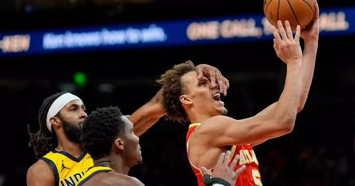 CJ McCollum scores 23 points and Hawks ride 17-0 second-half run to charge past Pacers 132-116