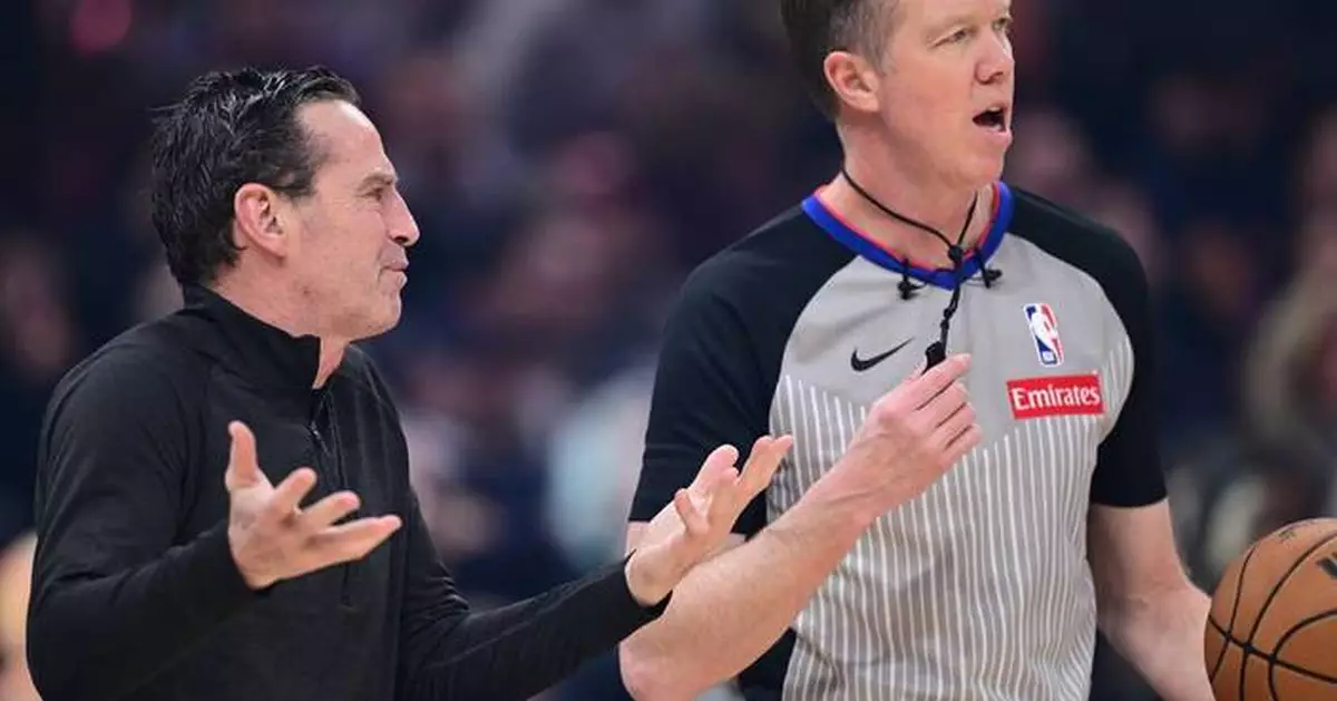 NBA to resume having referees wearing headsets, starting Tuesday. Test will run through Feb. 12