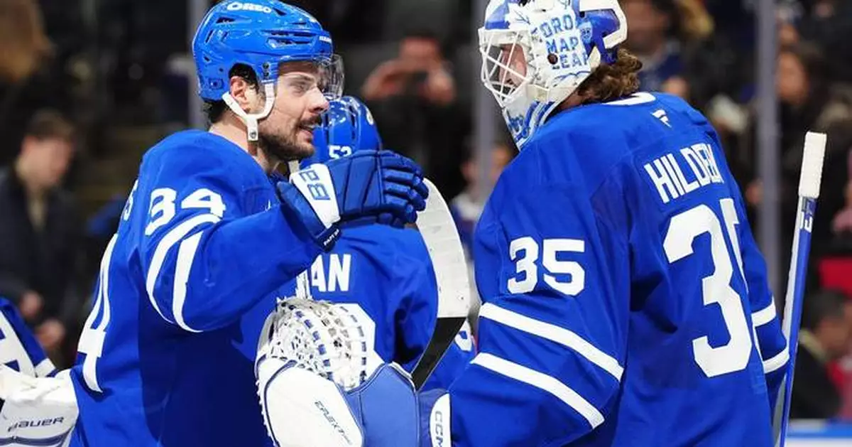 Matthews scores a hat trick to lead Maple Leafs to 6-5 comeback win over Jets