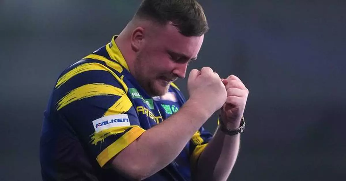 Littler wins back-to-back world darts titles at 18