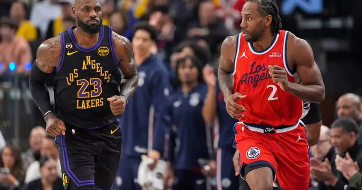 Kawhi Leonard's 24 points help Clippers hold off Lakers in tight fourth quarter