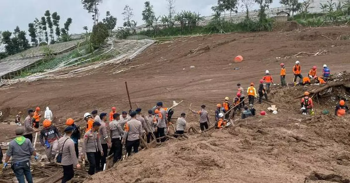 Indonesian marines among 80 missing in deadly West Java landslide