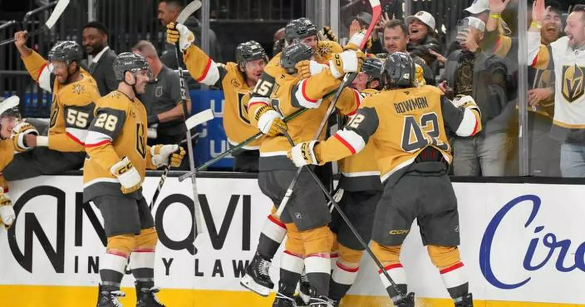 Eichel scores in OT as Golden Knights rally to beat Maple Leafs 6-5