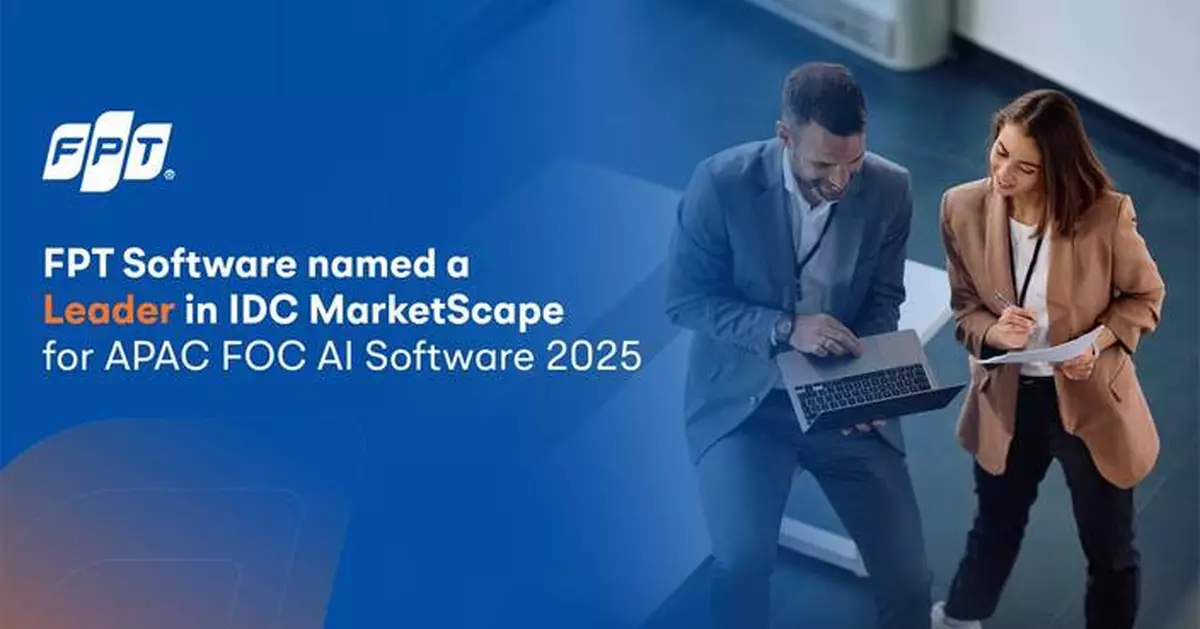 FPT Software Positioned as a Leader in IDC MarketScape Report for AI-Enabled Front Office Conversational AI Software in Asia-Pacific