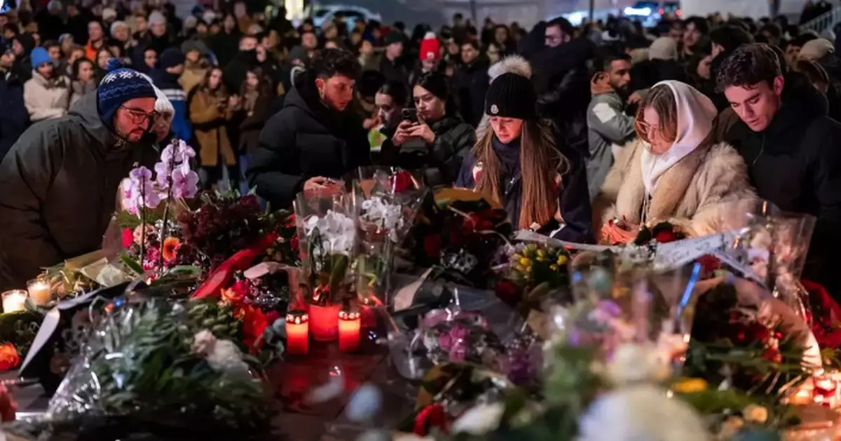 A fire in an Swiss ski resort bar has left about 40 people dead