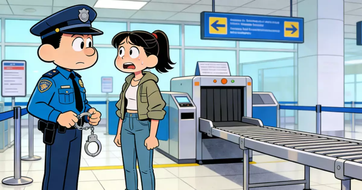 Concealing Brass knuckles and Pepper Spray in Checked and Carry-on Luggage, Three Women were Arrested by the Police at the Airport