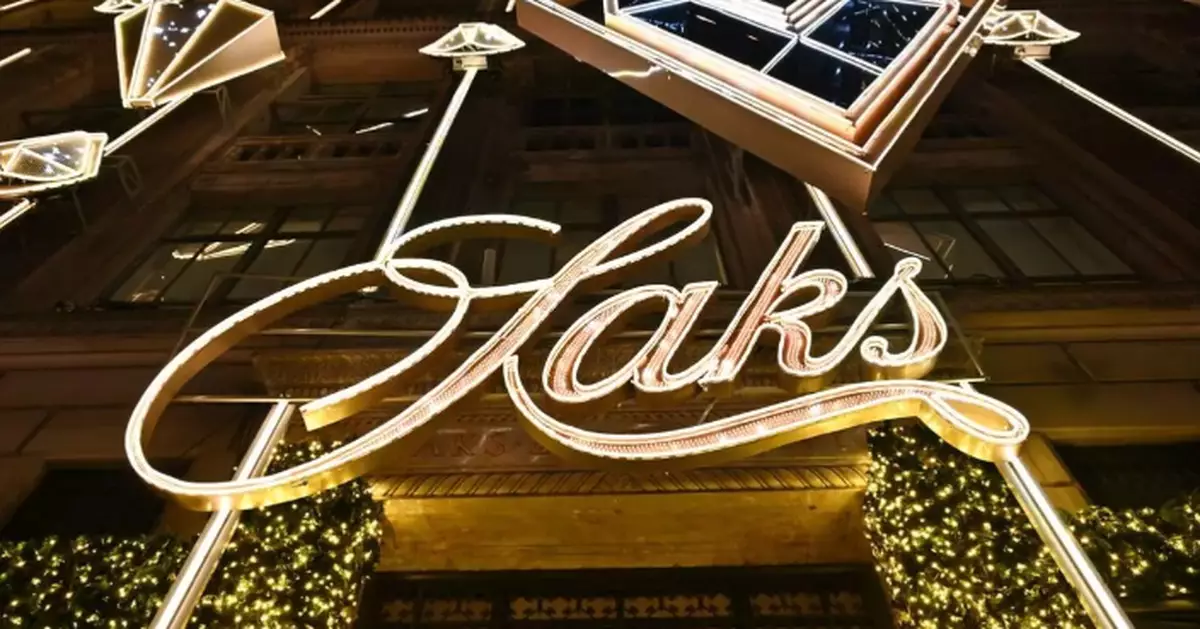 Luxury retailer Saks Global files for bankruptcy as it prepares to restructure