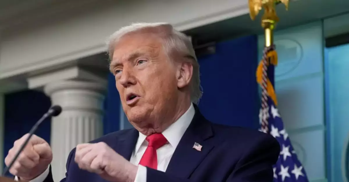 The Latest: Trump meanders through foreign policy ahead of Davos speech to global leaders