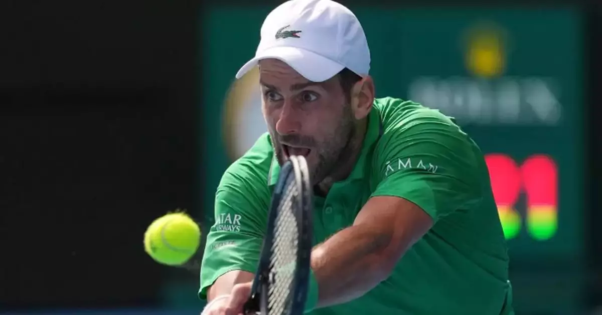 Novak Djokovic advances to the Australian Open semifinals after Musetti retires with injury