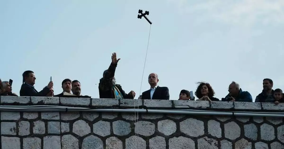 Greece's Epiphany events marking Christ's baptism highlight concerns about water scarcity