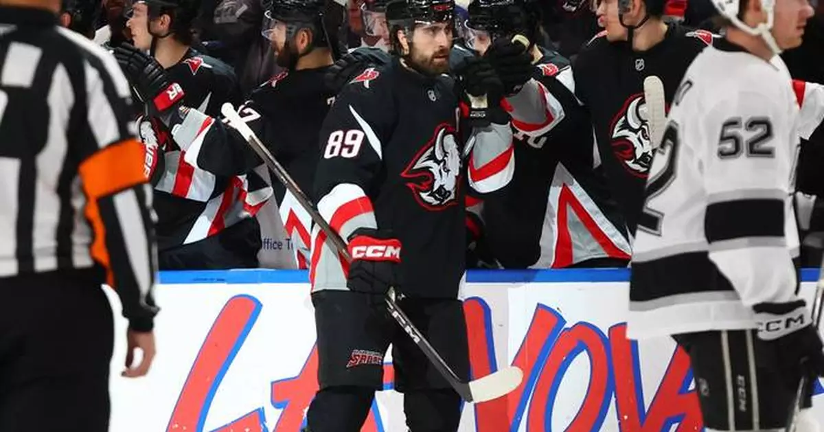 Alex Tuch has 4th career hat trick in the Sabres' 4-1 victory over the Kings