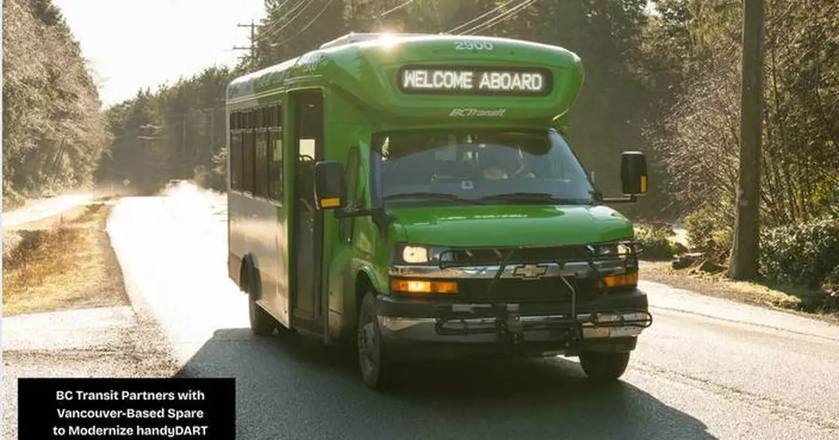 BC Transit Partners with Vancouver-Based Spare to Modernize handyDART Transportation Across 29 B.C. Communities