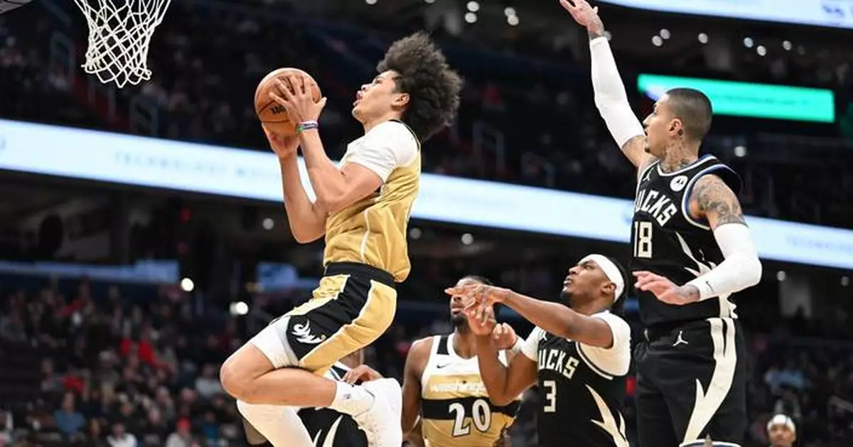 George, Sarr help Wizards outlast Bucks, playing without Antetokounmpo, 109-99