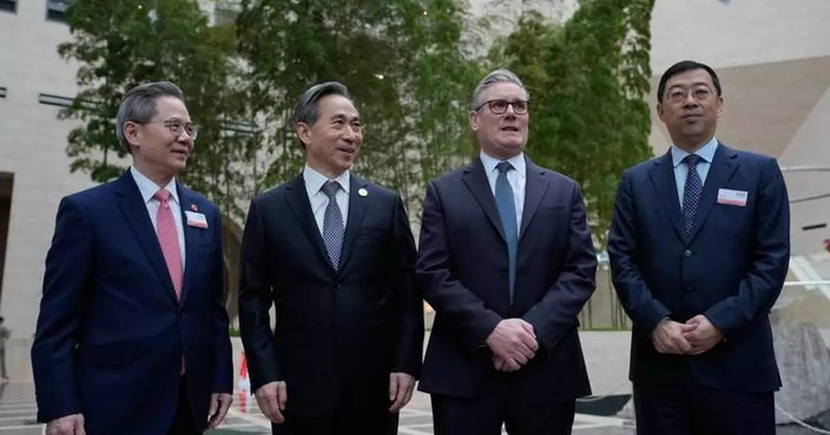 Starmer arrives in Shanghai as he looks to boost UK business opportunities
